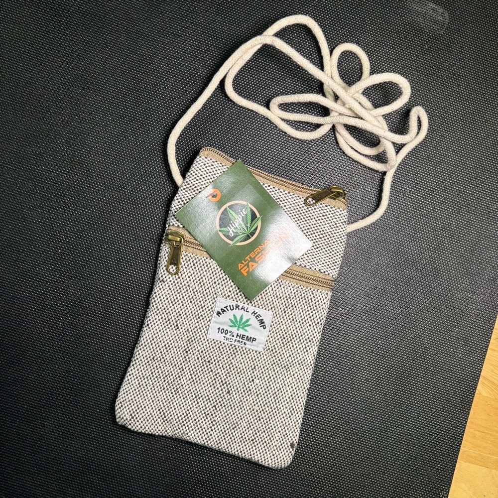 Himalayan Hemp Crossbody Bag – Eco-Friendly, Handmade